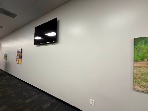 School hallway repaint